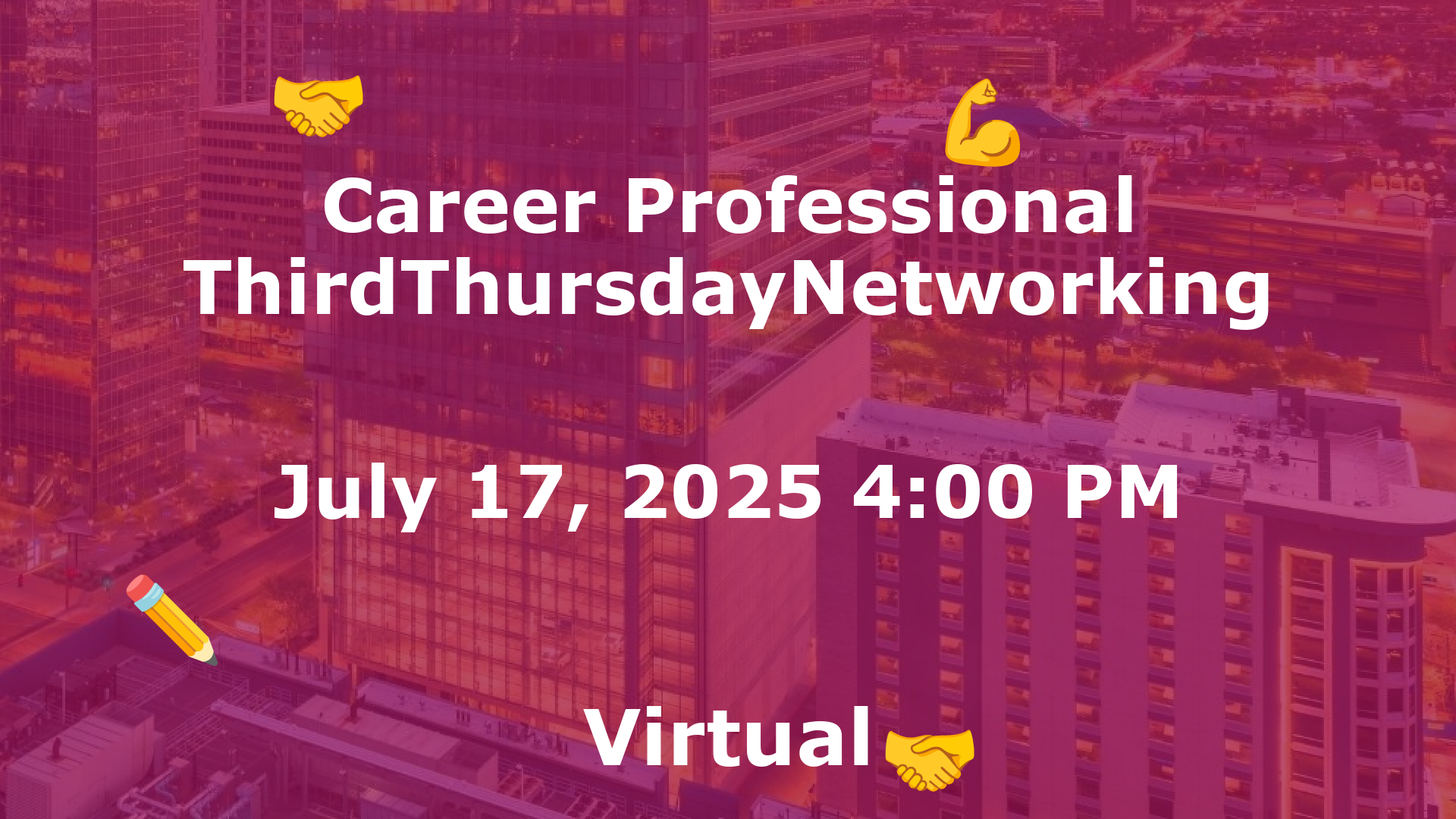 Career Professional ThirdThursdayNetworking  event image